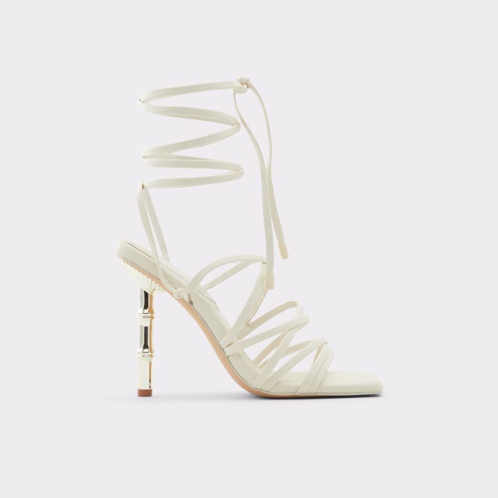 White Aldo Bodisse Strappy Heeled Sandal - Stiletto Heels | 74GVEHMLW