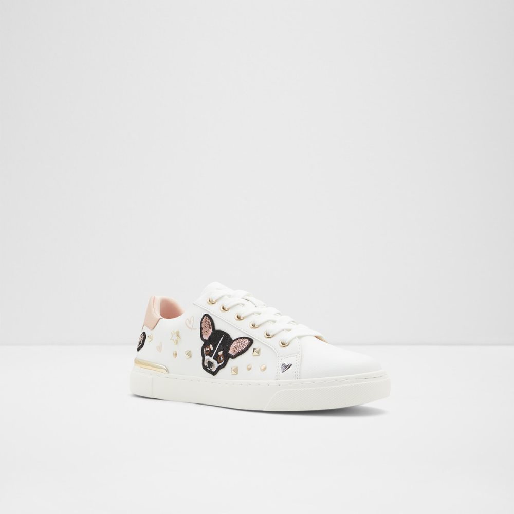 White Aldo Chicou Low Top - Cup Sole Sneakers | 06HQORTEA