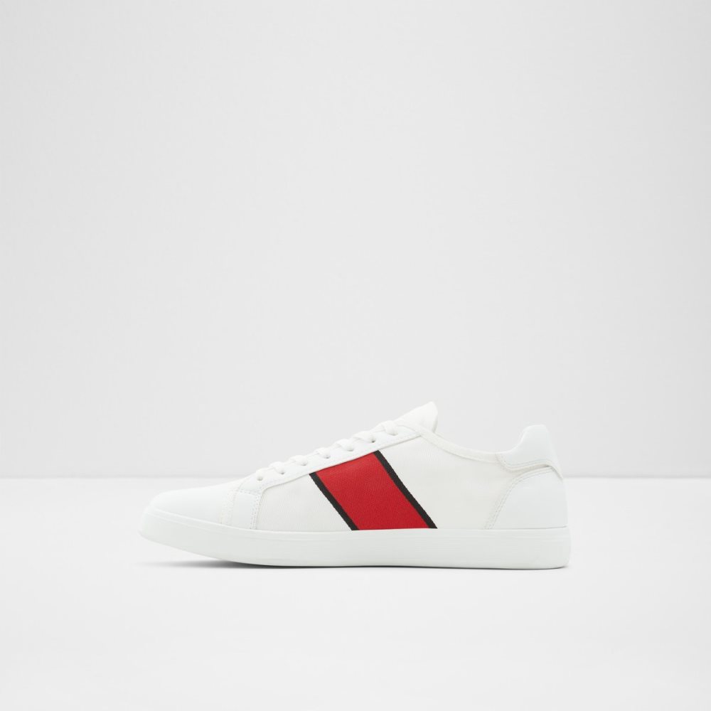 White Aldo Citistripe Low Top Sneakers | 21WJUADOF