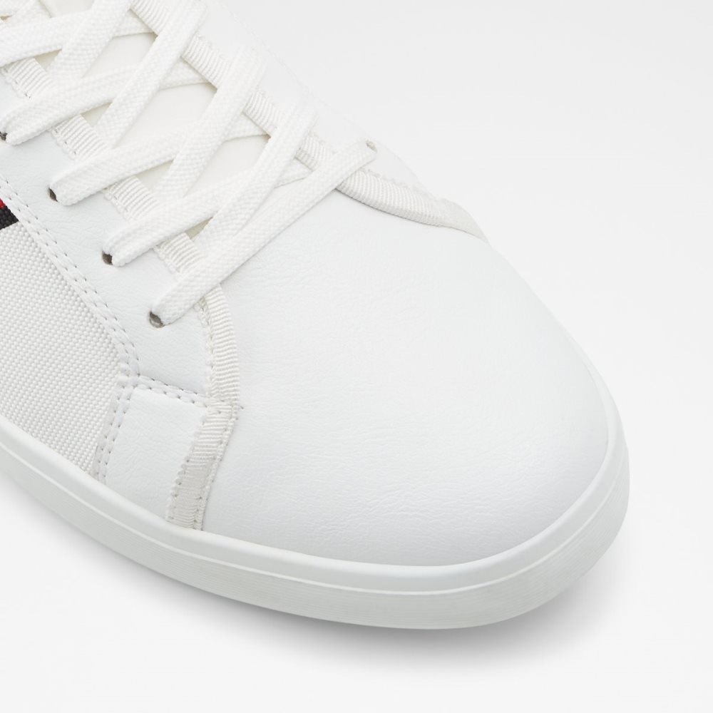 White Aldo Citistripe Low Top Sneakers | 21WJUADOF