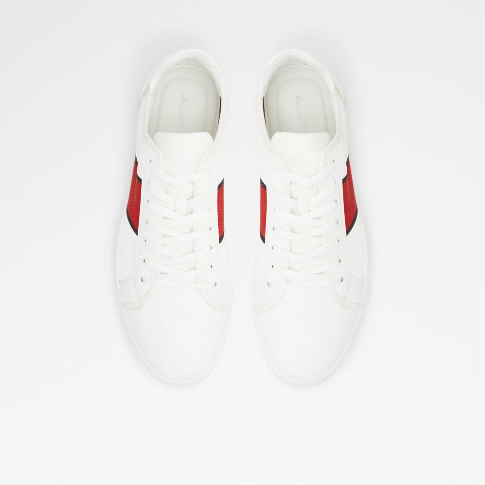 White Aldo Citistripe Low Top Sneakers | 21WJUADOF