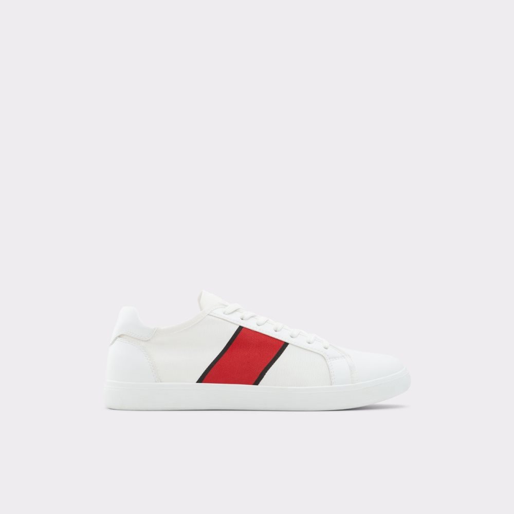 White Aldo Citistripe Low Top Sneakers | 21WJUADOF