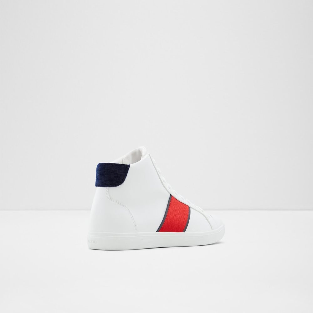 White Aldo Cititrack High Top Sneakers | 12RQOMWLN