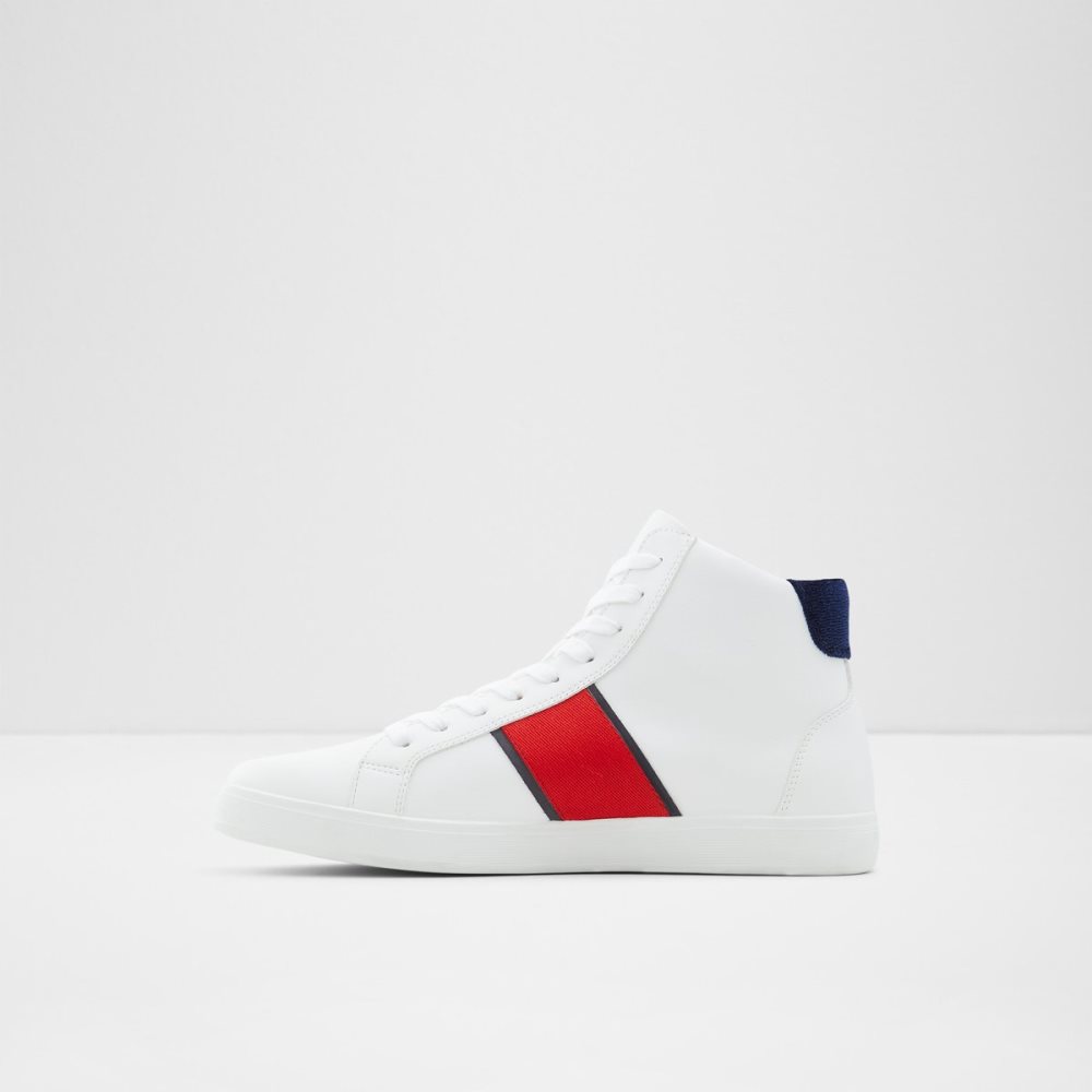 White Aldo Cititrack High Top Sneakers | 12RQOMWLN