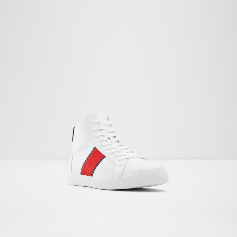 White Aldo Cititrack High Top Sneakers | 12RQOMWLN