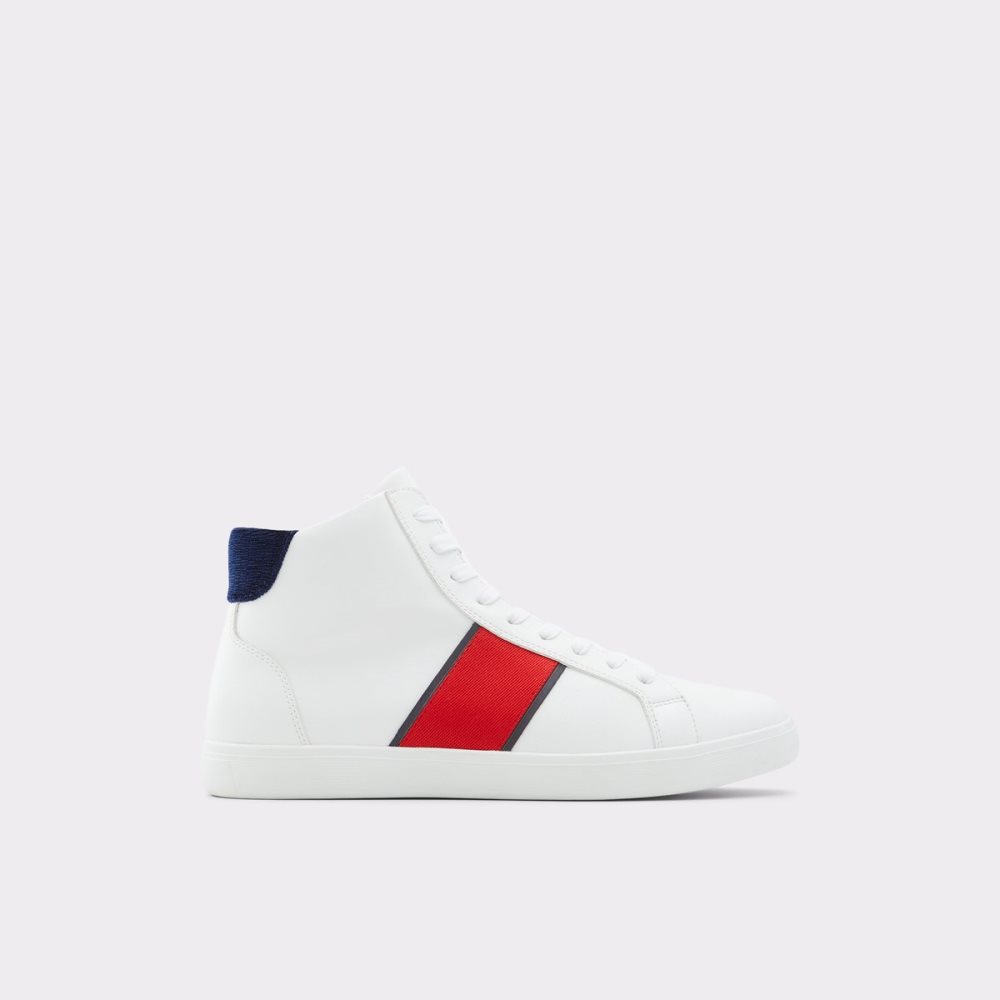 White Aldo Cititrack High Top Sneakers | 12RQOMWLN