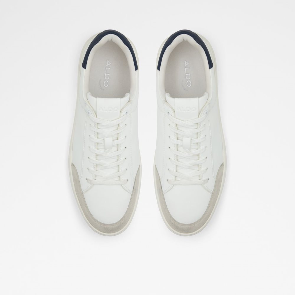 White Aldo Courtspec Low Top - Cup Sole Sneakers | 62LTKEPDI