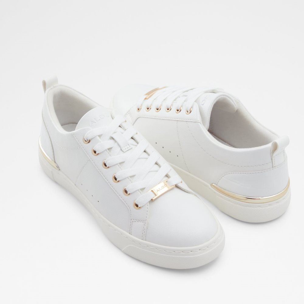 White Aldo Dilathielle Low Top - Cup Sole Sneakers | 43CPQGOKE