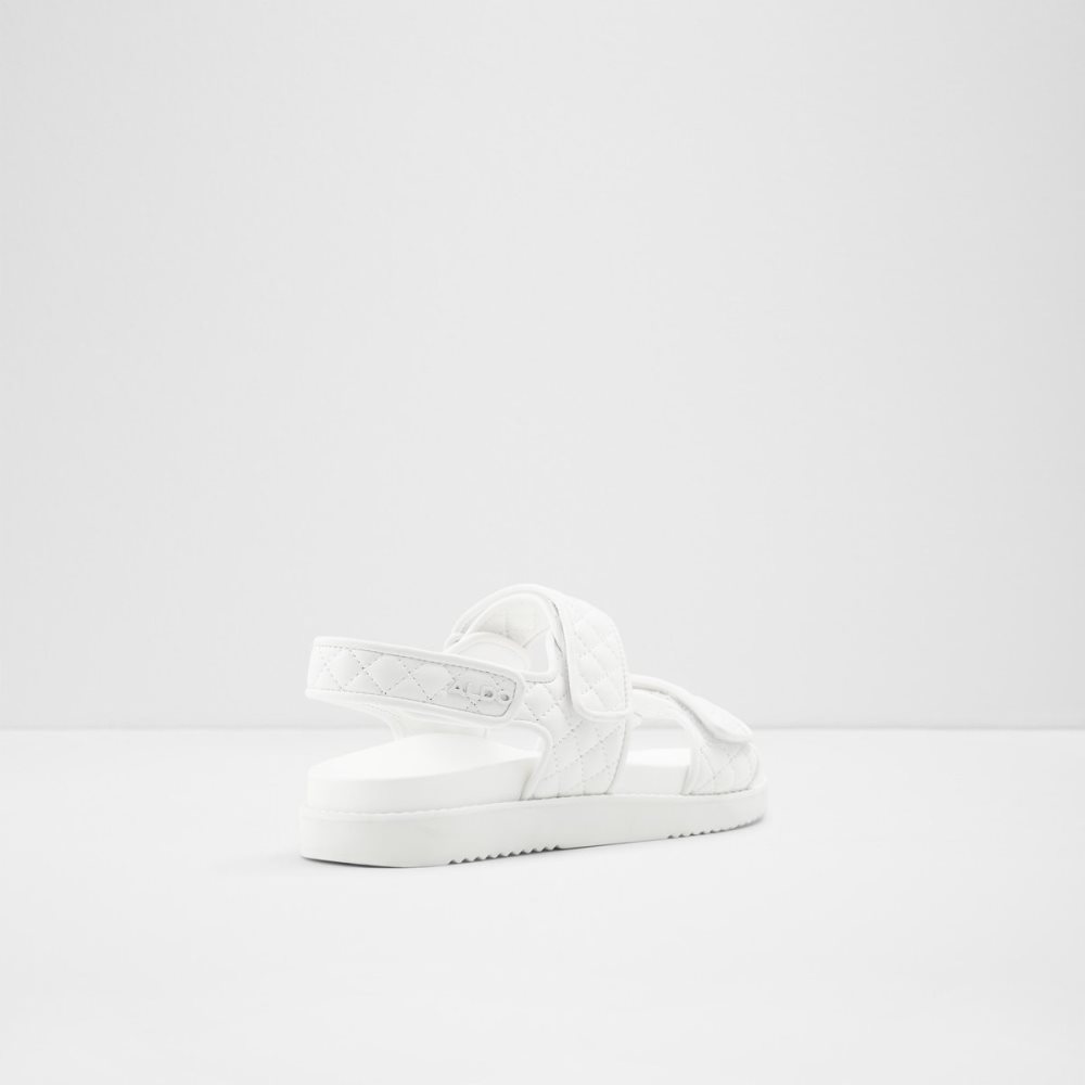 White Aldo Eowiliwia Sling Back Sandal Sandals | 12FNIBHWY