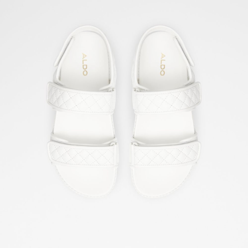 White Aldo Eowiliwia Sling Back Sandal Sandals | 12FNIBHWY