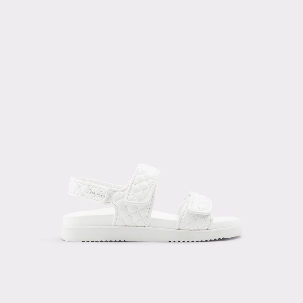 White Aldo Eowiliwia Sling Back Sandal Sandals | 12FNIBHWY