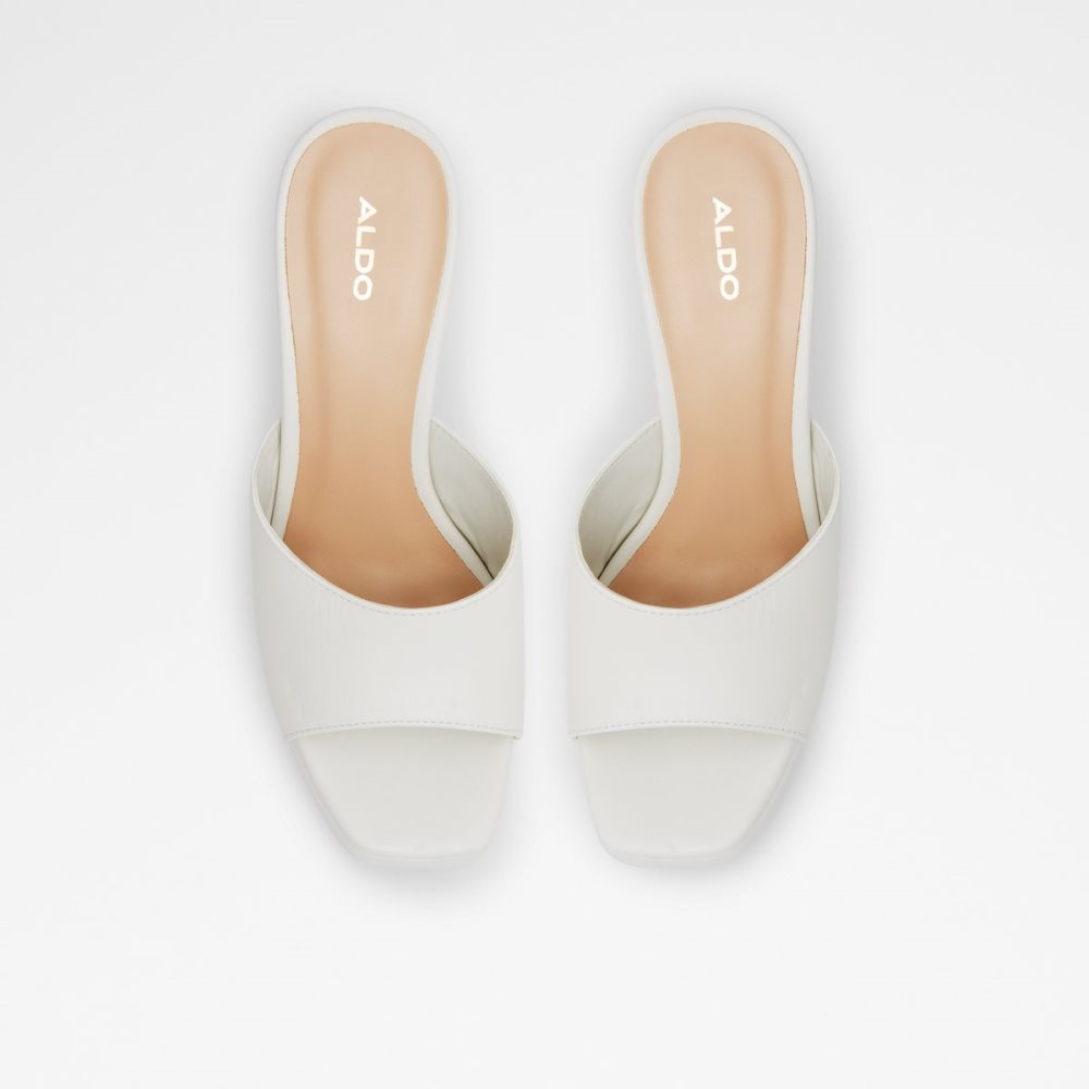 White Aldo Faraah High Sandal - Platform Shoes | 51UJBMNCE