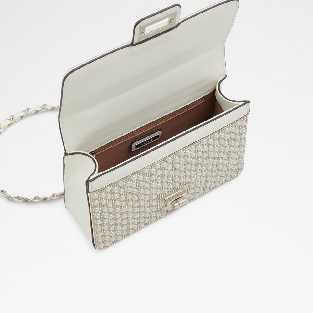 White Aldo Fareryn Clutch Bag | 60SHAEVFQ