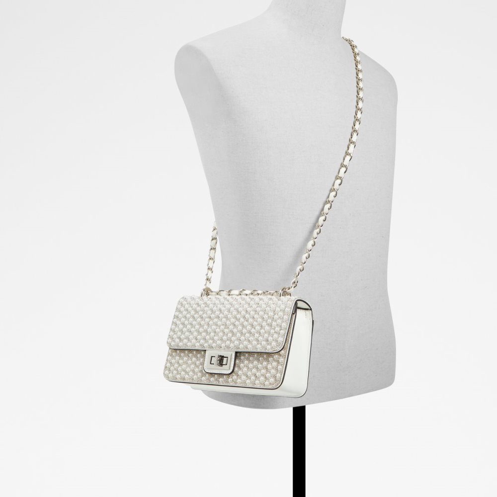 White Aldo Fareryn Clutch Bag | 60SHAEVFQ