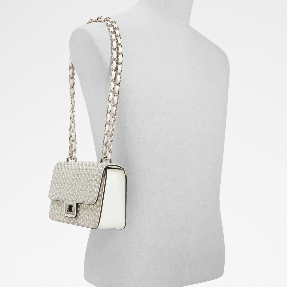 White Aldo Fareryn Clutch Bag | 60SHAEVFQ