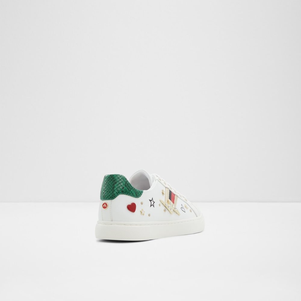 White Aldo Fineday Low Top Sneakers | 34ACHXKEM