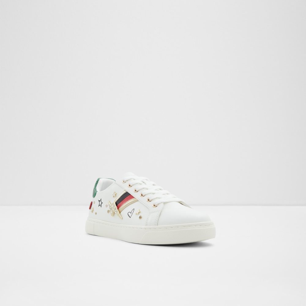 White Aldo Fineday Low Top Sneakers | 34ACHXKEM