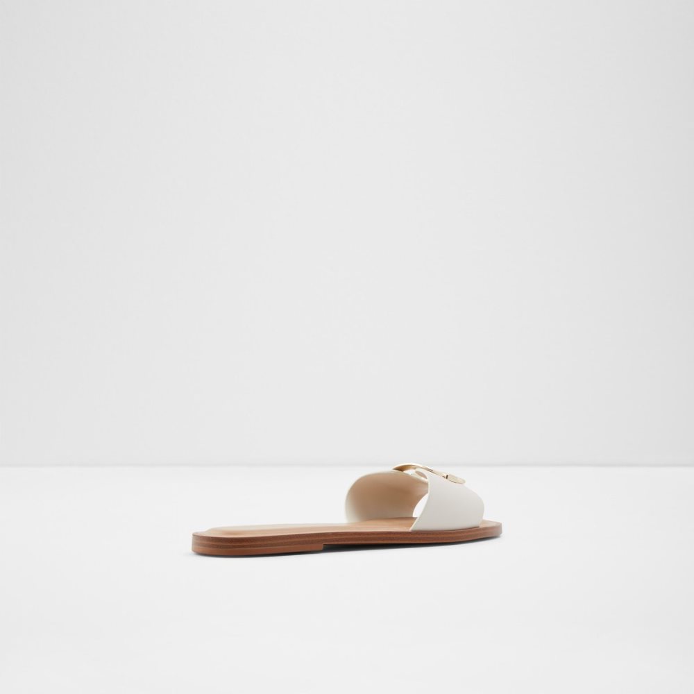 White Aldo Glaeswen Slide Sandal Sandals | 71XRDCVBS