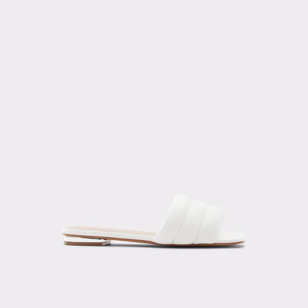 White Aldo Goani Slide Sandal Sandals | 76RYCQBPN