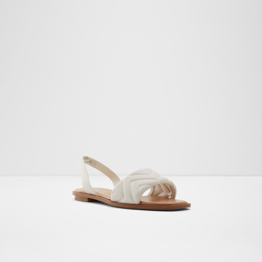 White Aldo Grirawiaflex Flat Sandal Sandals | 41VSCKZTA