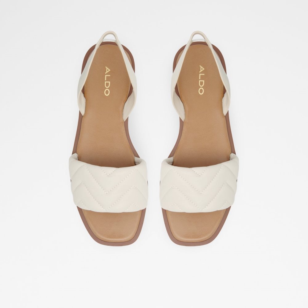 White Aldo Grirawiaflex Flat Sandal Sandals | 41VSCKZTA