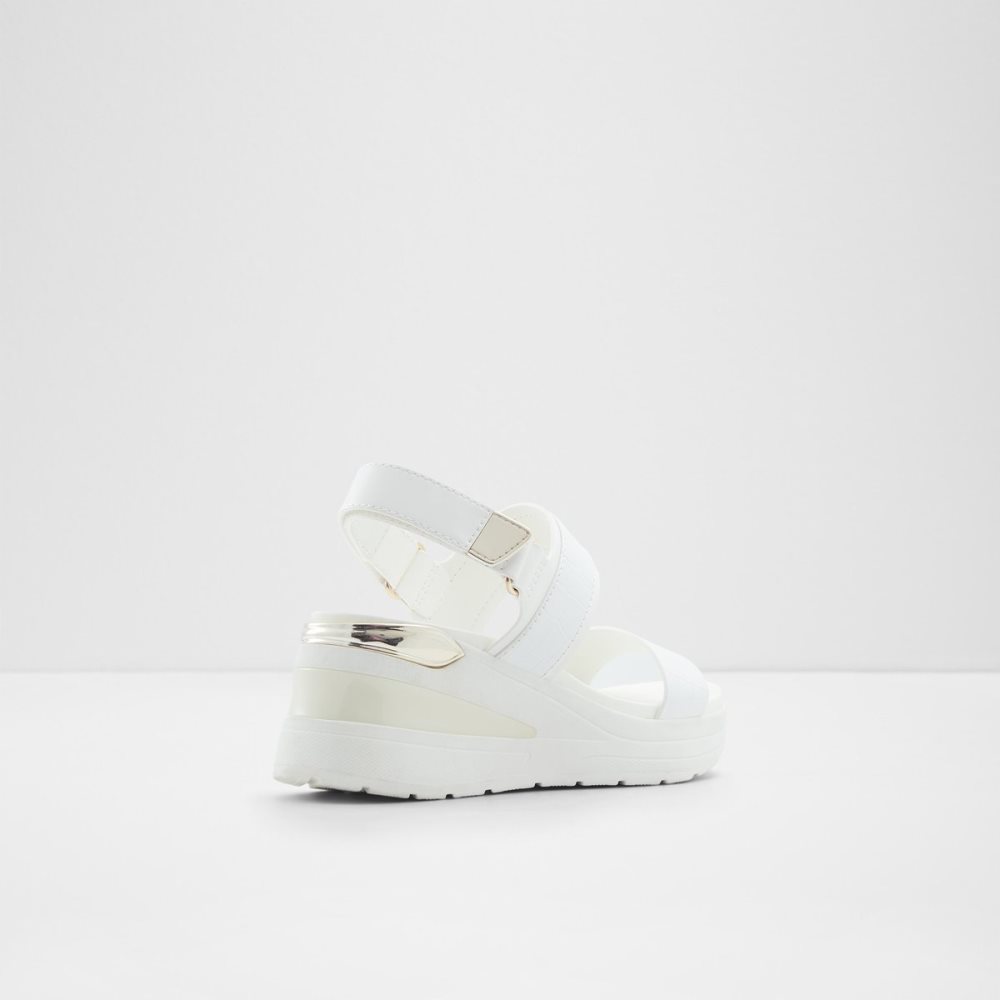 White Aldo Jennerena Wedge Sandal - Wedge Sandals | 75GTDRXBF