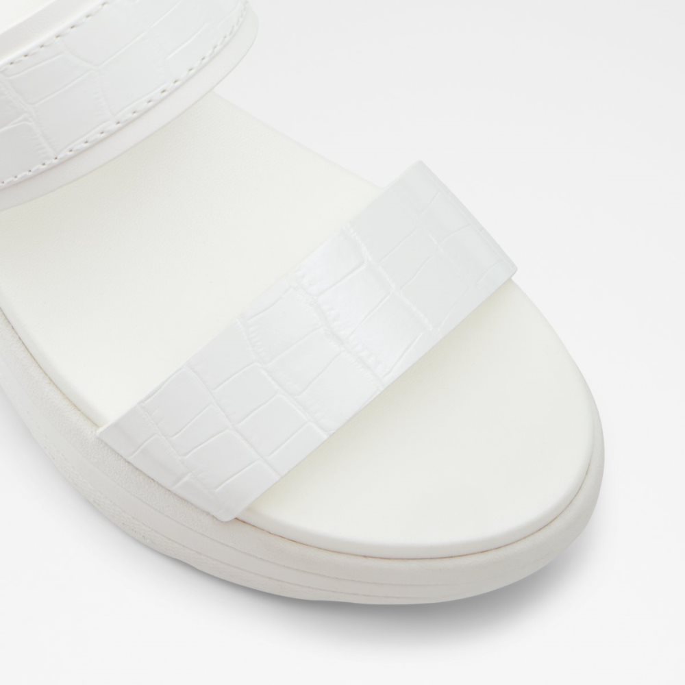 White Aldo Jennerena Wedge Sandal - Wedge Sandals | 75GTDRXBF