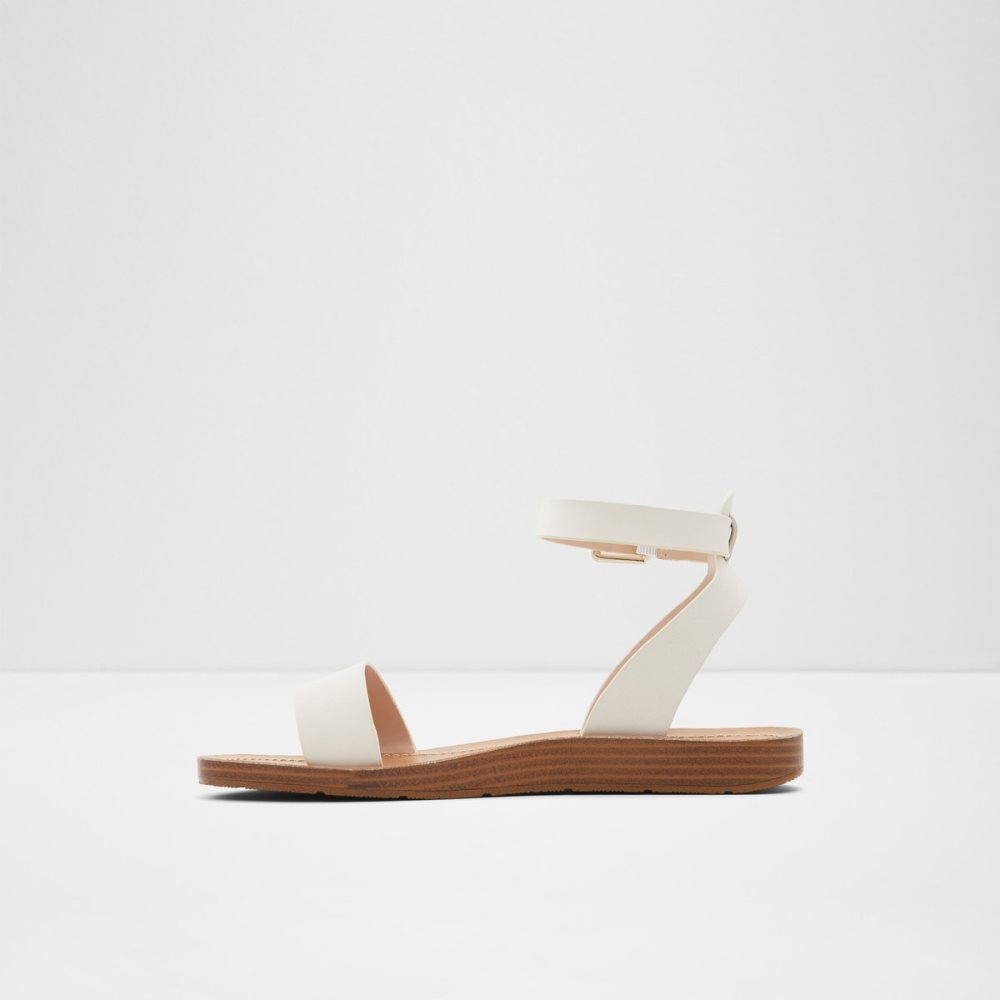 White Aldo Kedaredia Flat Sandal Sandals | 75YMUVRCH