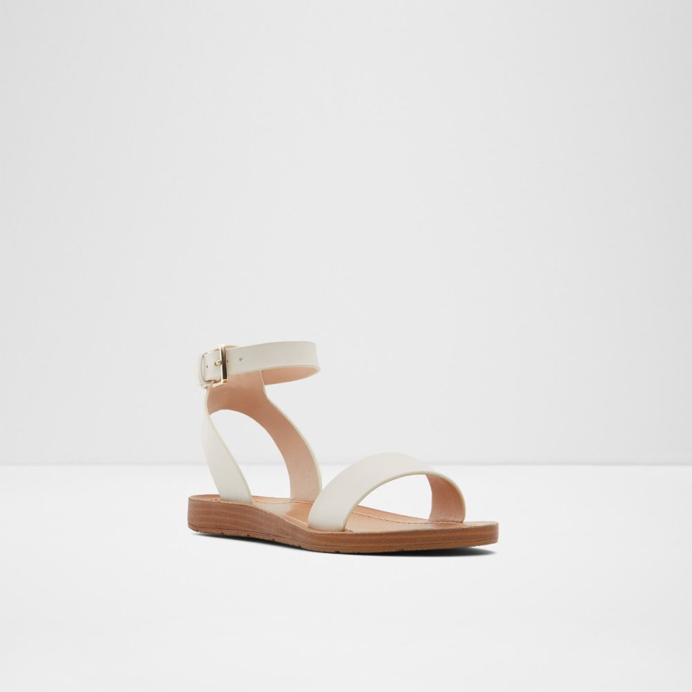 White Aldo Kedaredia Flat Sandal Sandals | 75YMUVRCH