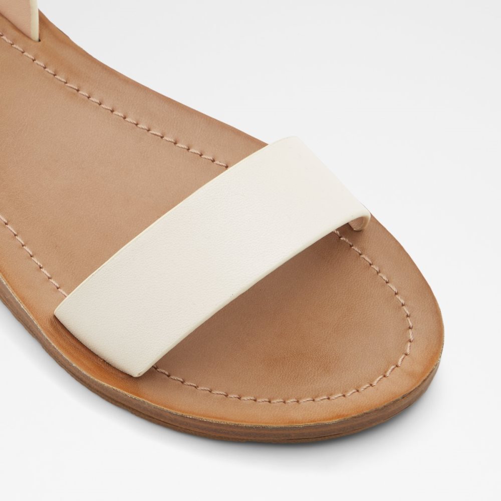 White Aldo Kedaredia Flat Sandal Sandals | 75YMUVRCH