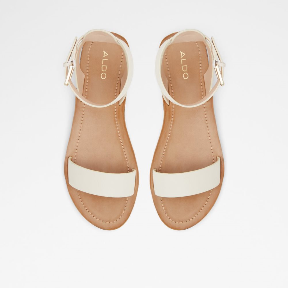 White Aldo Kedaredia Flat Sandal Sandals | 75YMUVRCH