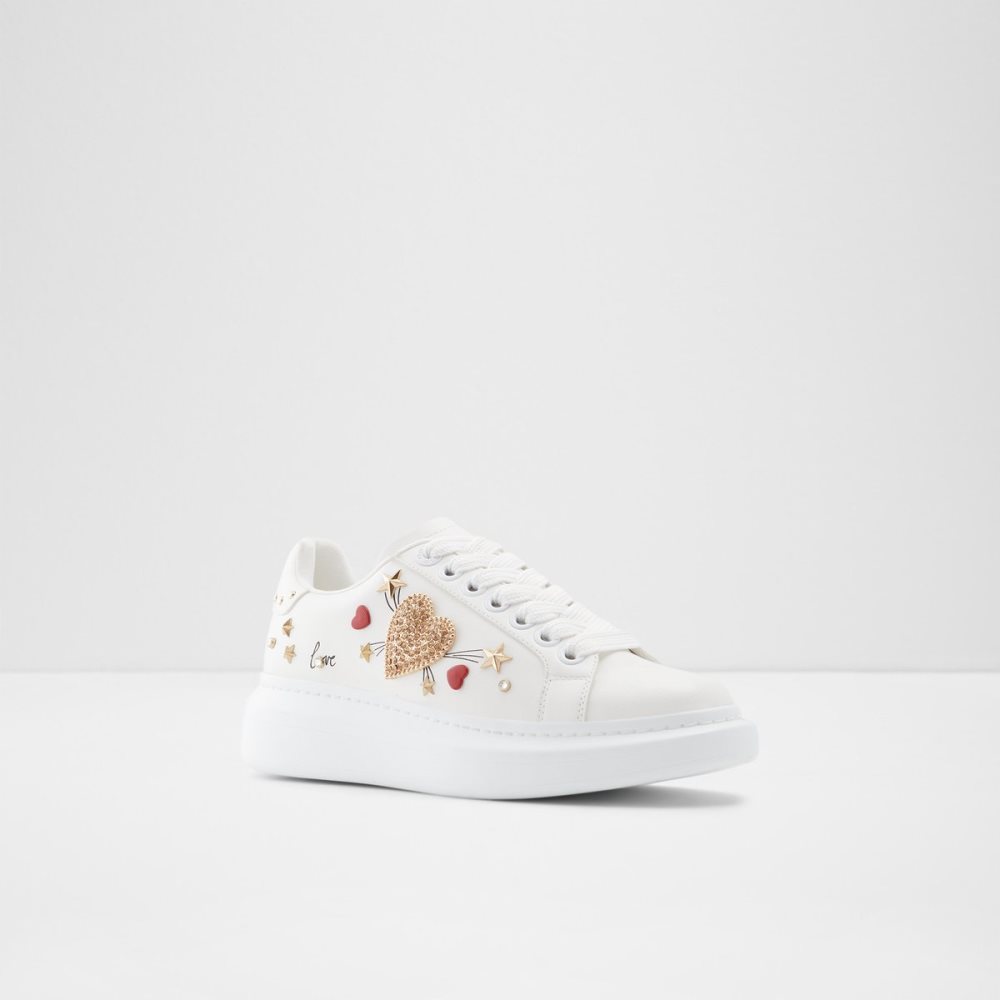 White Aldo Kewarra Sneakers | 76BXSQELG