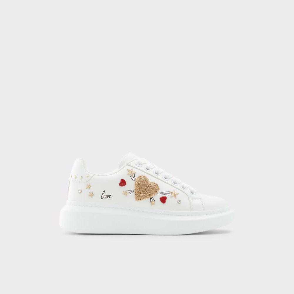 White Aldo Kewarra Sneakers | 76BXSQELG