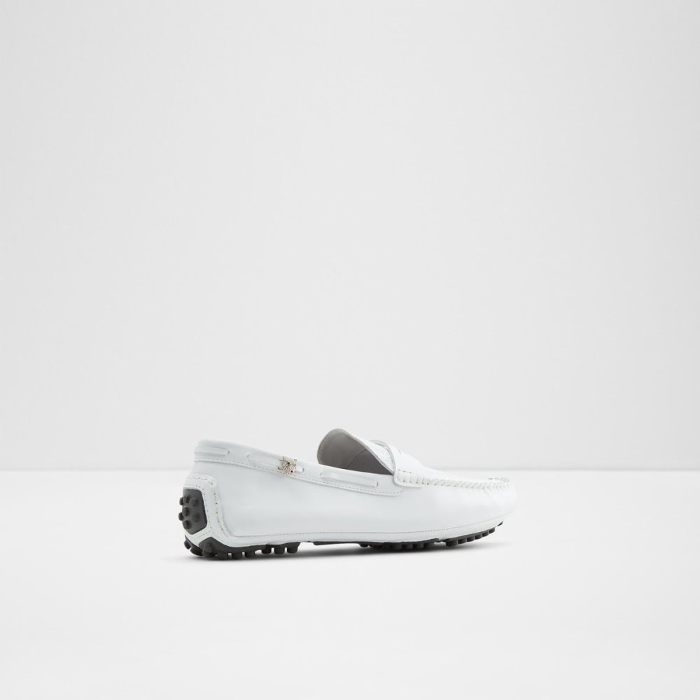 White Aldo Kohn Driving Casual Shoes | 72LJSPGTI