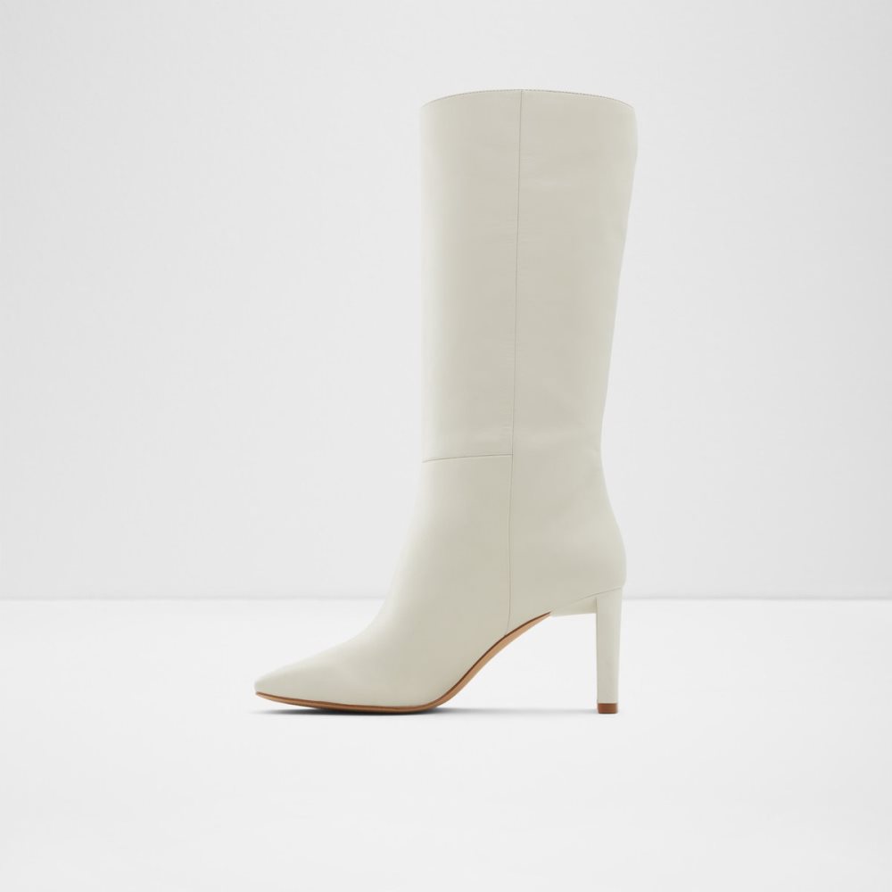 White Aldo Lille Mid-calf Tall Boots | 91YLDCZAF