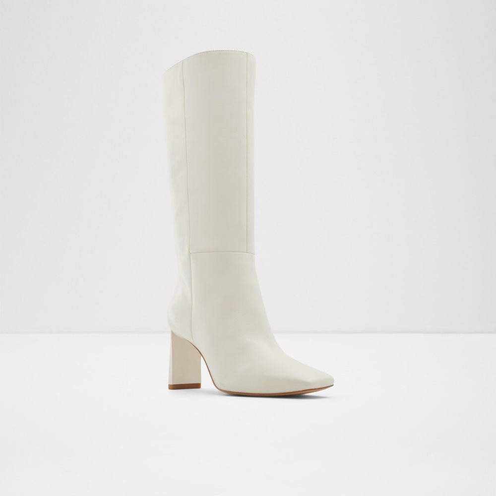 White Aldo Lille Mid-calf Tall Boots | 91YLDCZAF