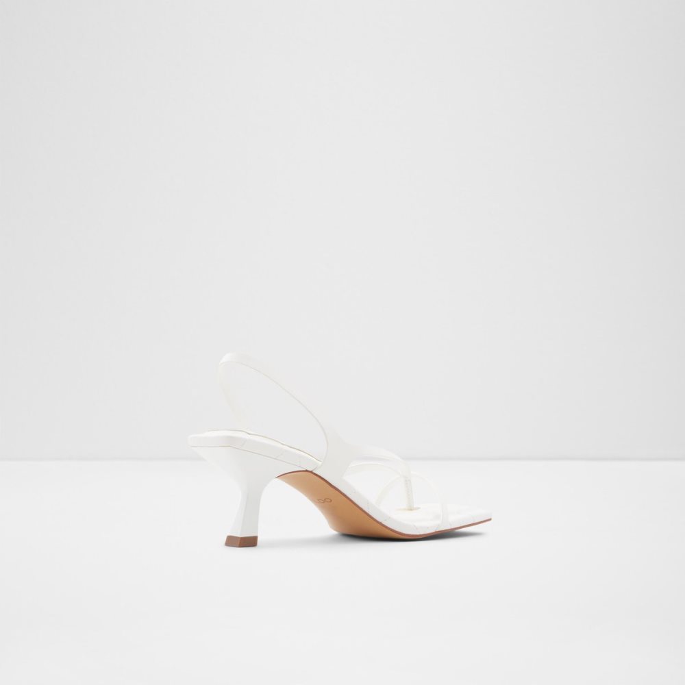 White Aldo Loni Strappy High Sandal - Heels | 12HDFUZMV