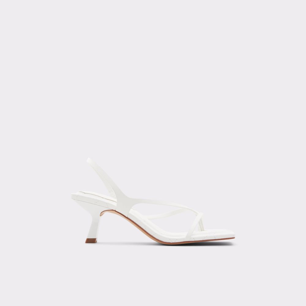 White Aldo Loni Strappy High Sandal - Heels | 12HDFUZMV