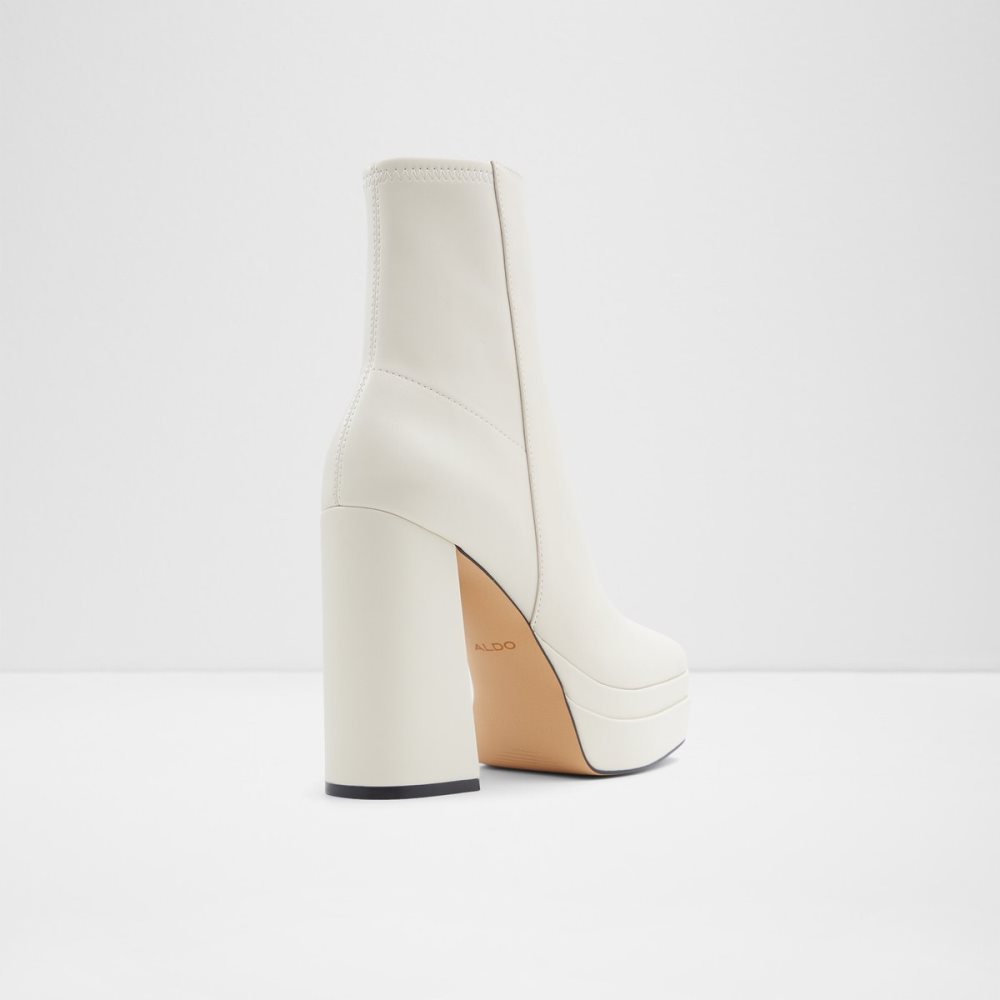 White Aldo Mabel #name? Ankle Boots | 81RASINMZ