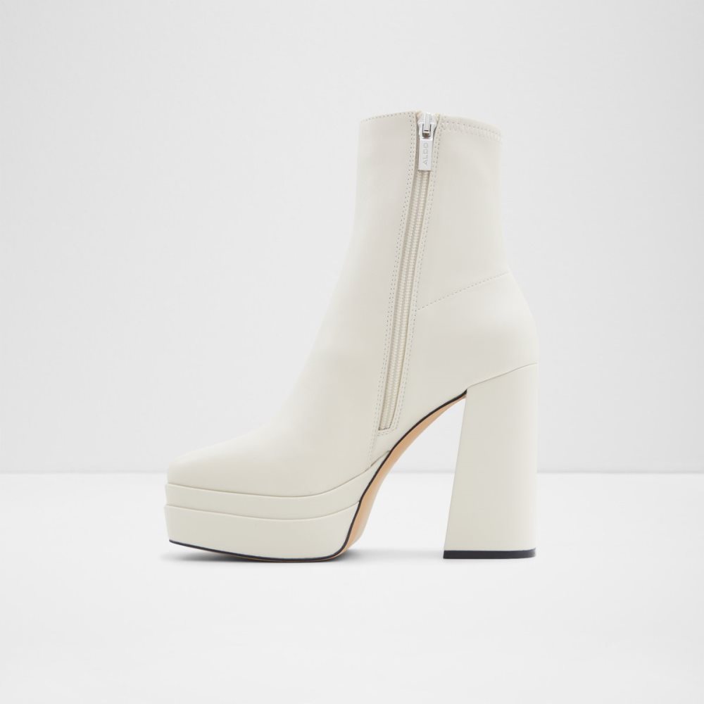 White Aldo Mabel #name? Ankle Boots | 81RASINMZ