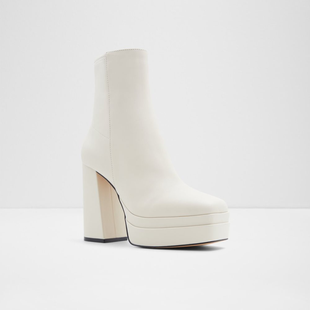 White Aldo Mabel #name? Ankle Boots | 81RASINMZ