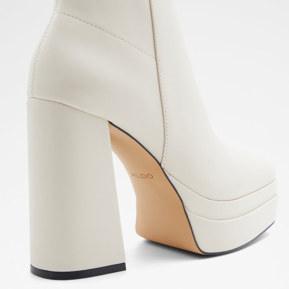 White Aldo Mabel #name? Ankle Boots | 81RASINMZ