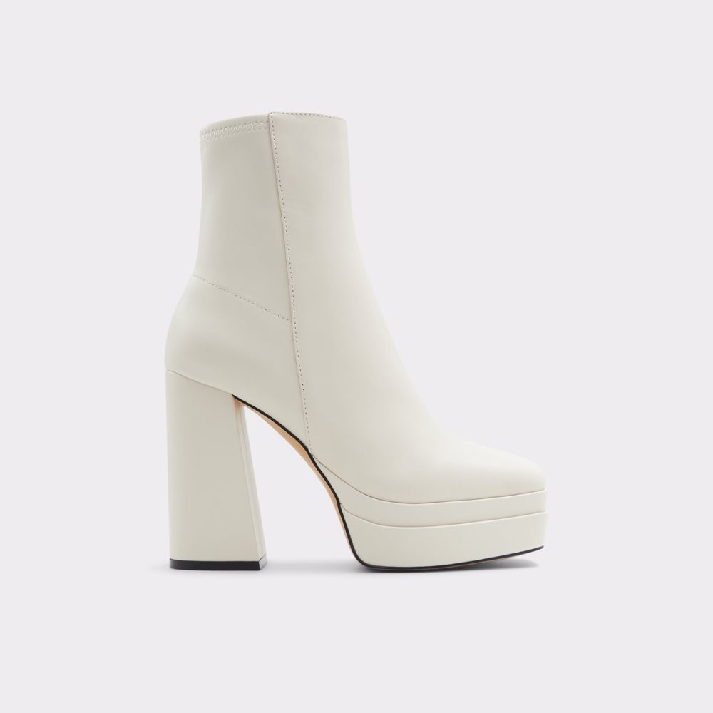 White Aldo Mabel #name? Ankle Boots | 81RASINMZ