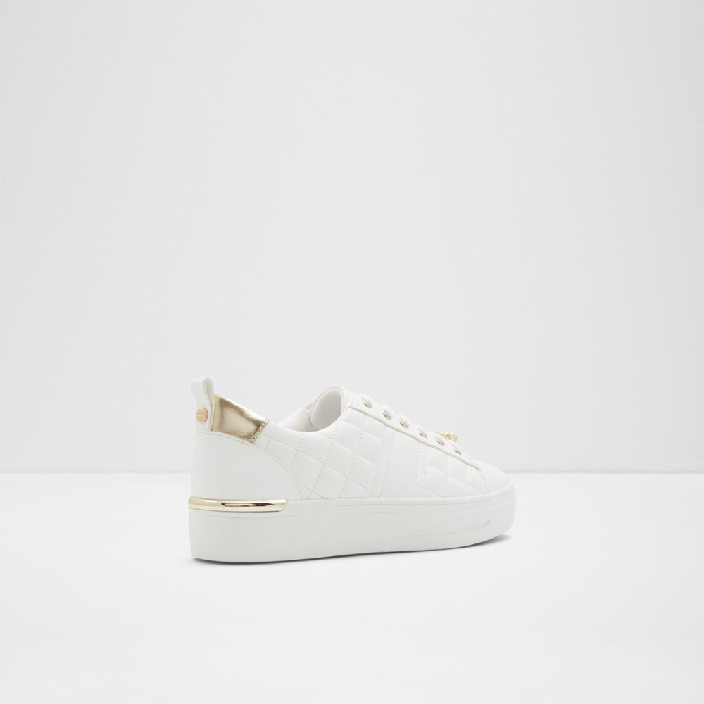 White Aldo Meadow Low Top - Cup Sole Sneakers | 96XIEYUVB