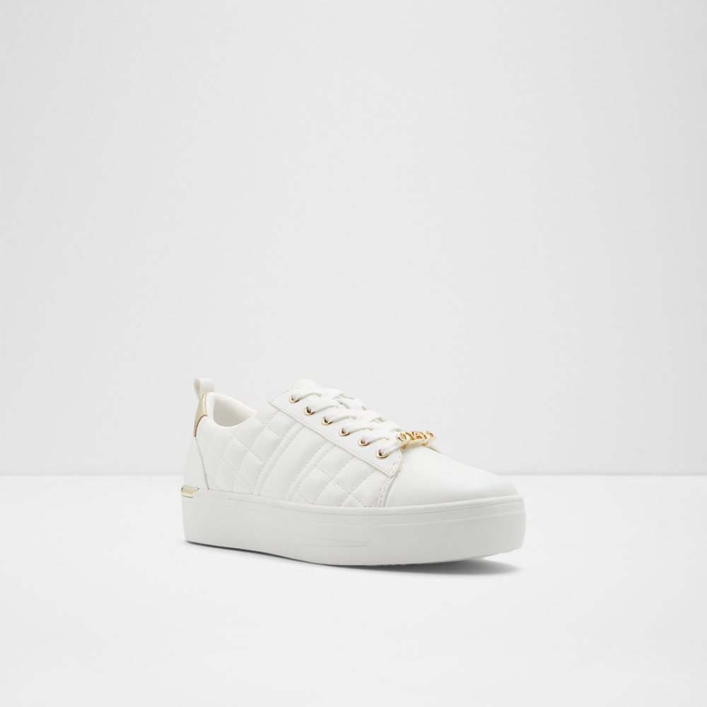 White Aldo Meadow Low Top - Cup Sole Sneakers | 96XIEYUVB