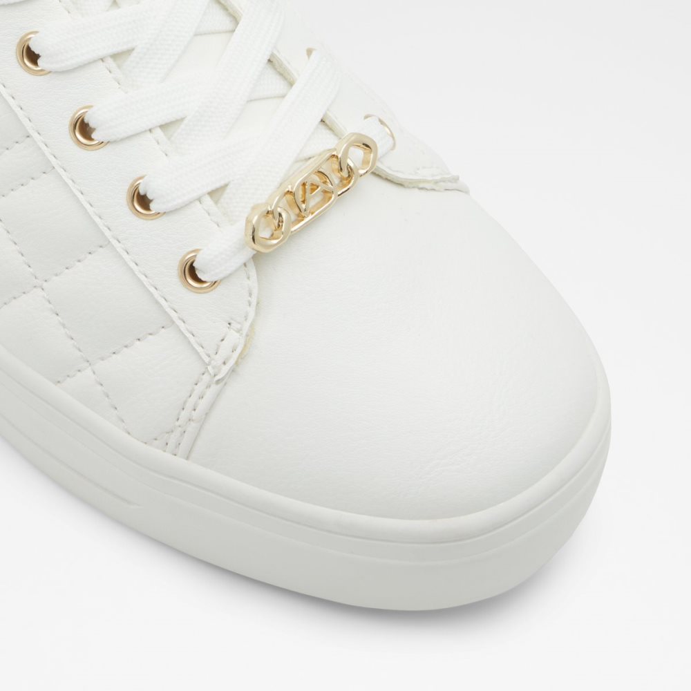 White Aldo Meadow Low Top - Cup Sole Sneakers | 96XIEYUVB