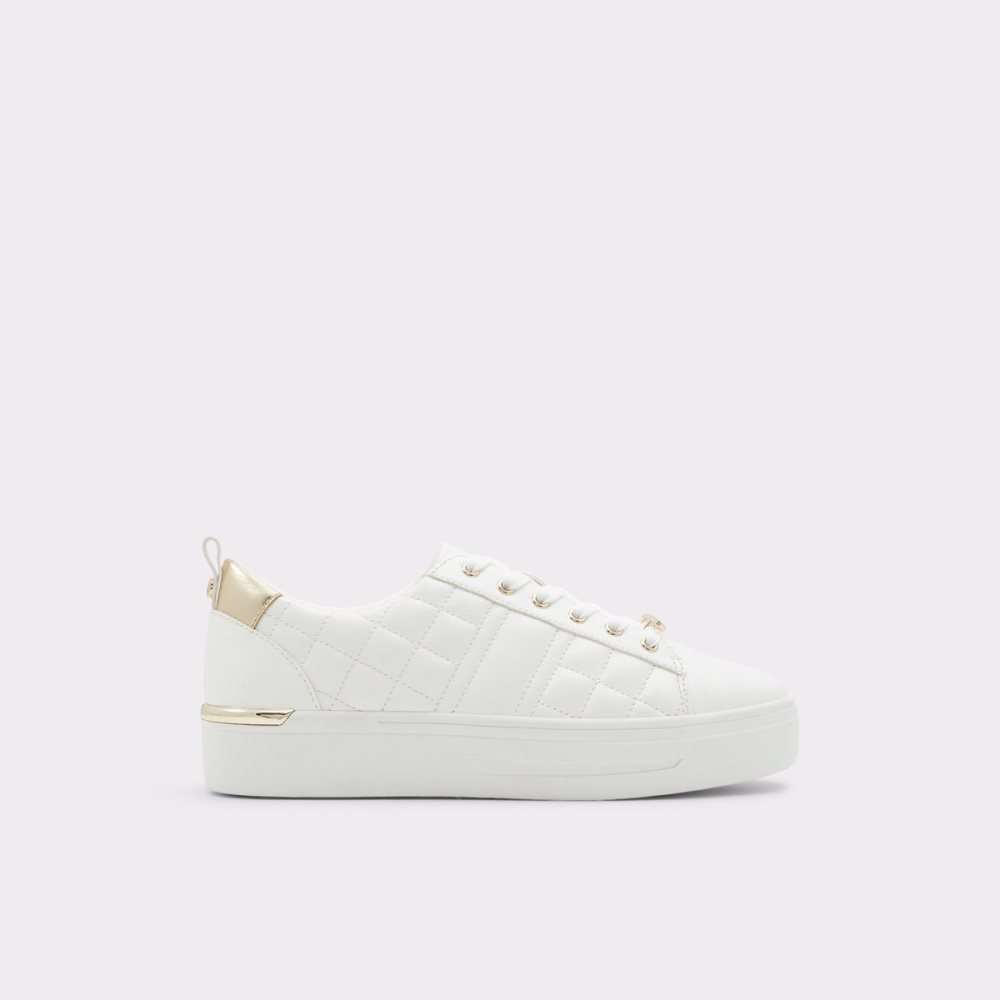 White Aldo Meadow Low Top - Cup Sole Sneakers | 96XIEYUVB