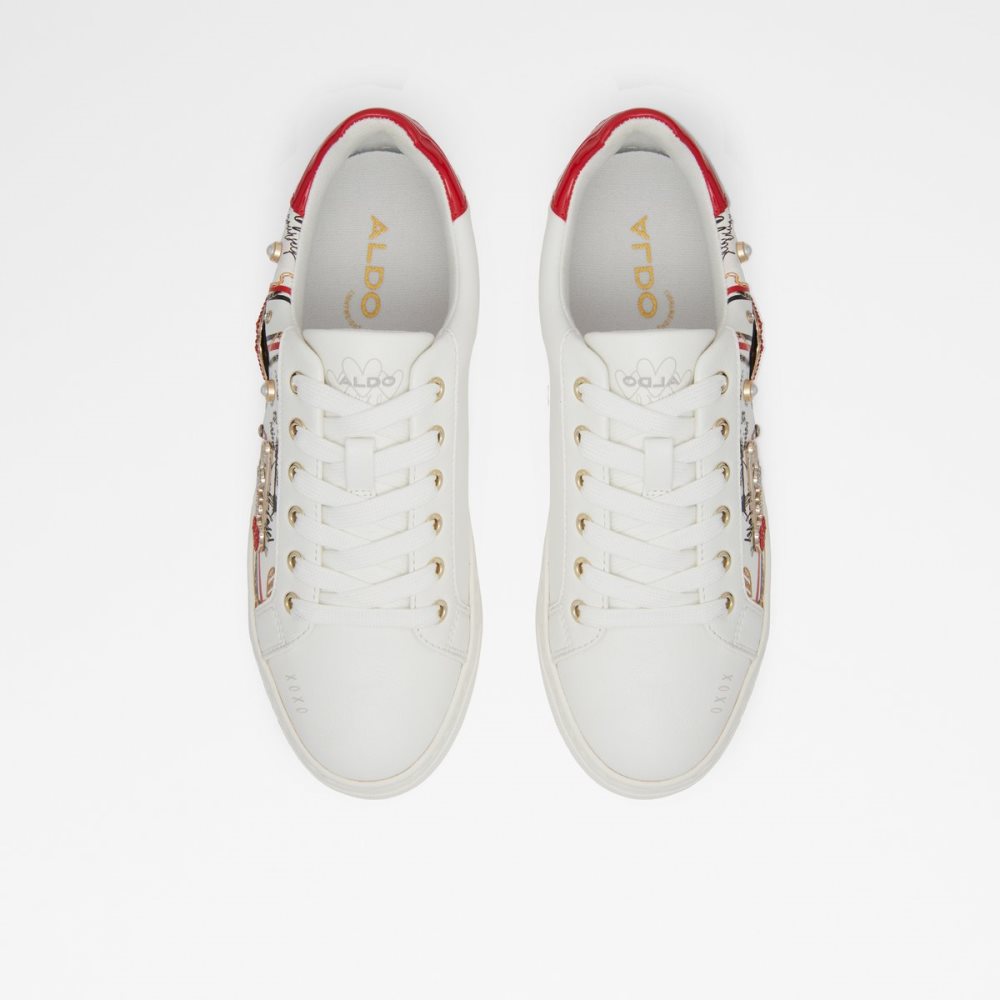 White Aldo Meday Low Top Sneakers | 39GJTNVEZ