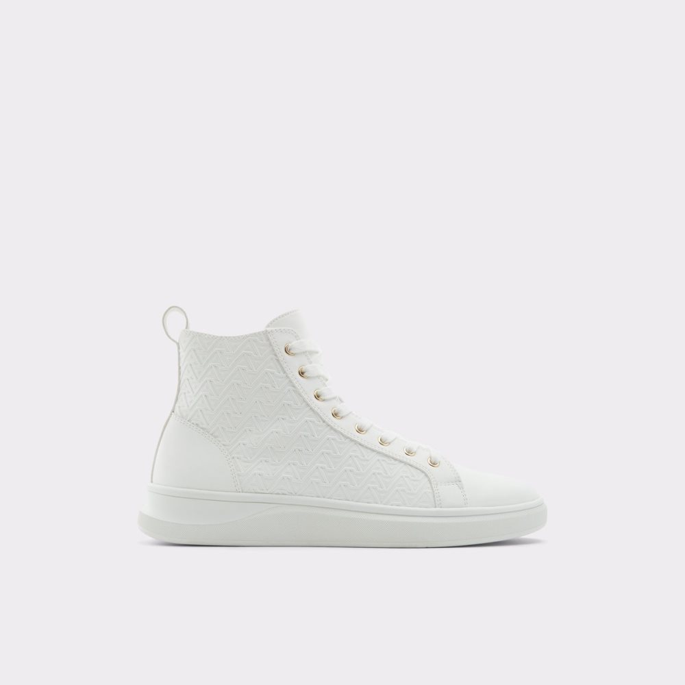 White Aldo Mirardo High Top Sneakers | 65VMINHTP