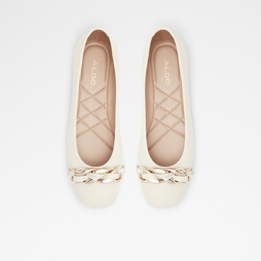 White Aldo Ocalirin Ballerina | 84ZBEYJMC